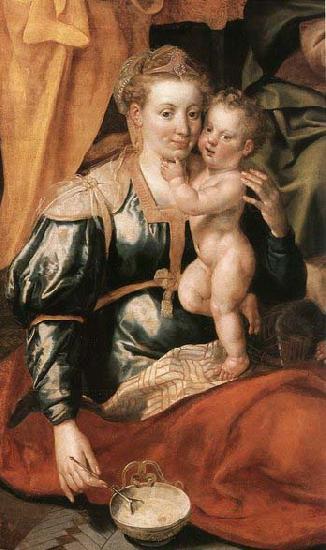 VOS, Marten de The Family of St Anne Sweden oil painting art